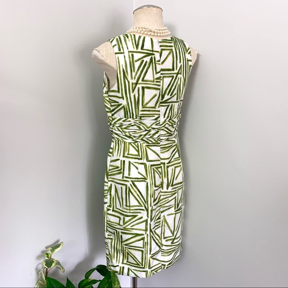 Retro Bombshell Wiggle Dress, Bamboo Print (S/M) - Picture 6 of 8